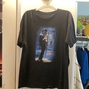 Black Michael Jackson shirt